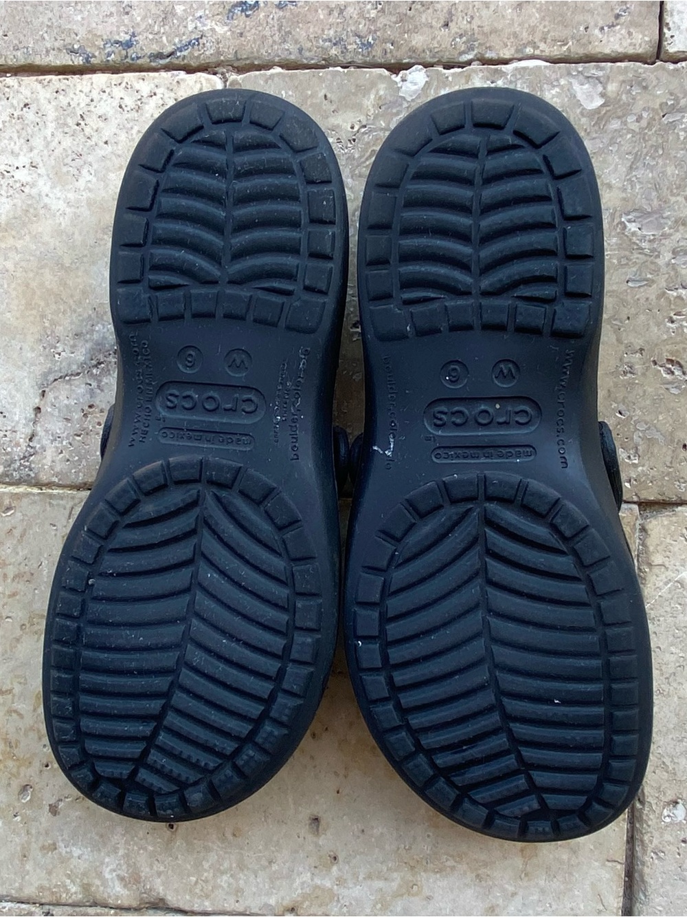 Crocs Shayna Mary Jane Slingback Black Comfort Shoes Women’s Sz 6!Clogs - Picture 5 of 6